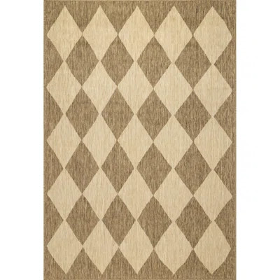 Cape Trellis Indoor/Outdoor Area Rug for Living Room Patio Deck Front Porch Kitchen | Wayfair North America