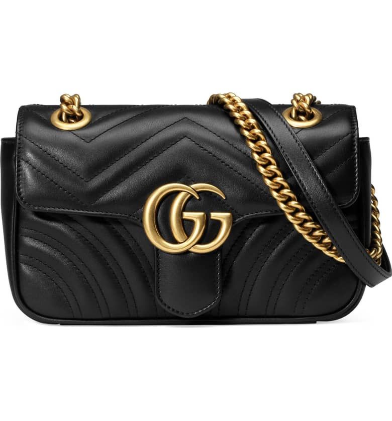 Gucci Marmont Shoulder Matelasse GG Mini Black | StockX 