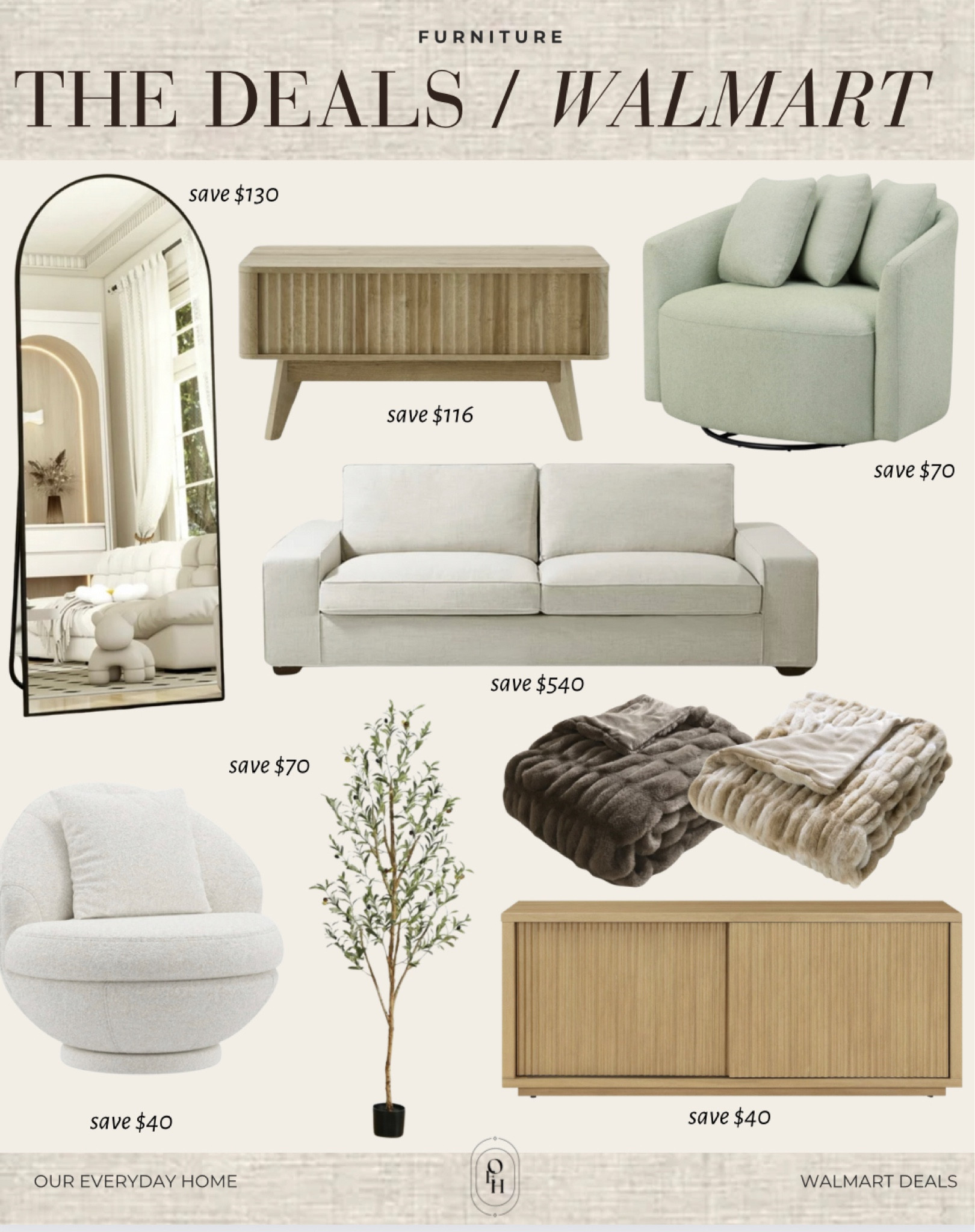 Walmart home deals, furniture deals, Area rug, home, console, wall art, swivel chair, side table, sconces, coffee table tray, coffee table decor, bedroom, dining room, kitchen, light fixture, amazon, Walmart, neutral decor, black and white decor, budget friendly decor, affordable home decor, our everyday home, home office, tv stand, sectional sofa, dining table, dining room, amazon home finds 

#LTKstyletip #LTKhome #LTKsalealert