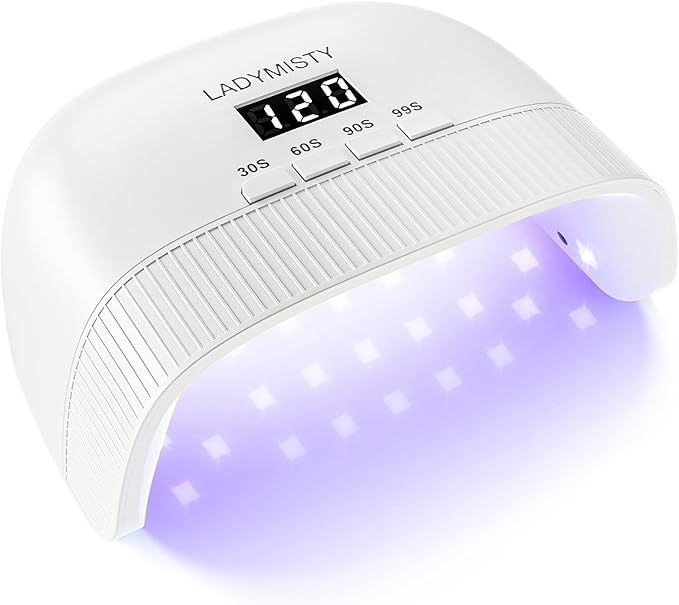 UV Nail Lamp, UV Light for Gel Nails with New Upgrade 30 Dual Lamp Beads, 4 Timers Led Nail Lamp,... | Amazon (US)