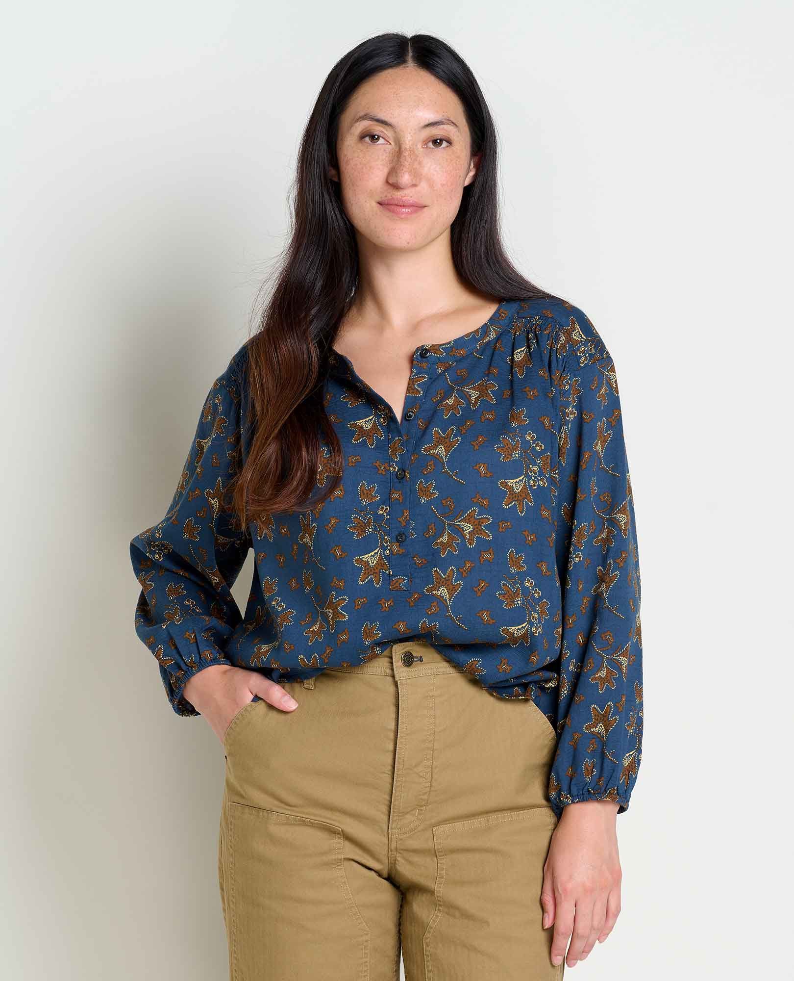 Manzana Long Sleeve Peasant Top | Toad&Co | Toad&Co