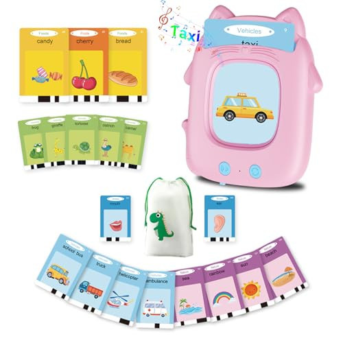 Talking Flash Cards for Toddler 1 2 3 4 Year Olds Learning Toys for Toddlers 1-3 Montessori Toys Speech Therapy Toys English Talking for Preschool for Boys Girls 224 Sight Words Kids Gifts | Amazon (US)