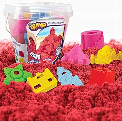 Creative Kids Play Sand Bucket Activity Kit – Natural Scented 500 gr of Sand 7 Molded Tools in ... | Amazon (US)