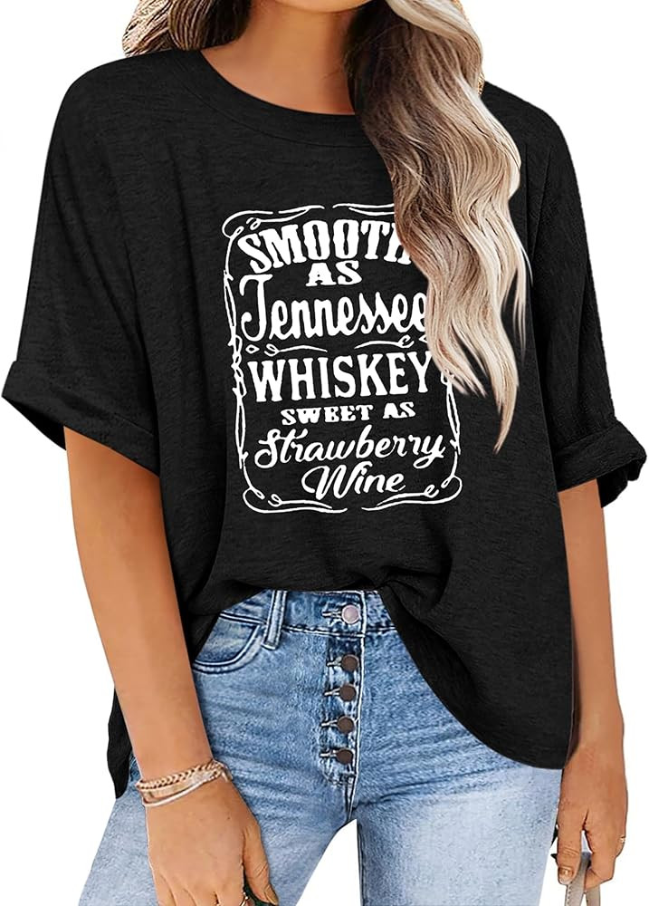 IN'VOLAND Women's Plus Size Oversized T-Shirt Summer Crew Neck Casual Tunic Tops Short Sleeve Loo... | Amazon (US)