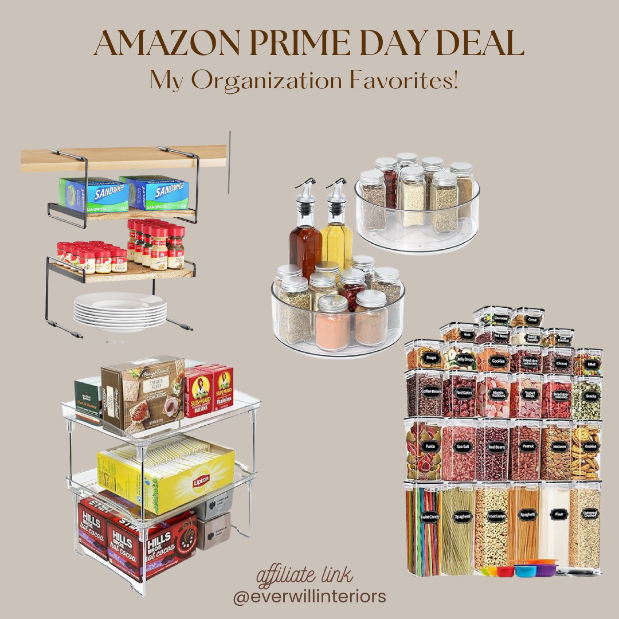 I have most of these in my pantry! I especially love the shelf holder for extra space savings!


#storageandorganization #primedayorganizationfinds #primedaystoragefinds #organizationdeals #pantryorganization 

#LTKFindsUnder50 #LTKHome #LTKSaleAlert