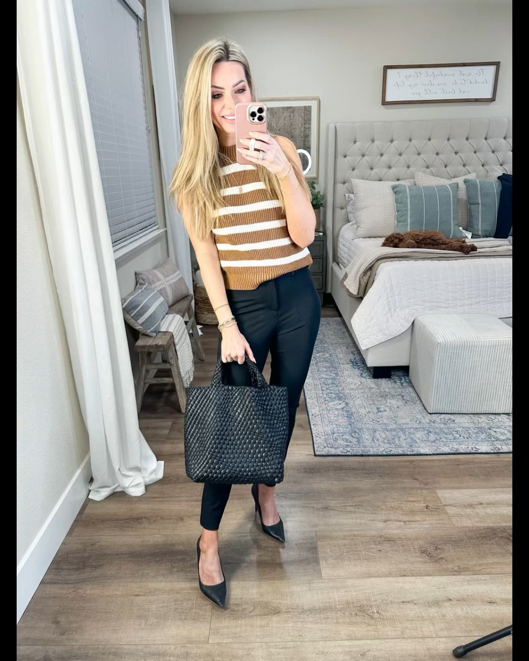 Business casual office outfit
My sweater tank is on sale wearing small

Black work pants on sale have stretch wearing a 2

Workwear 


#LTKunder50 #LTKworkwear #LTKsalealert