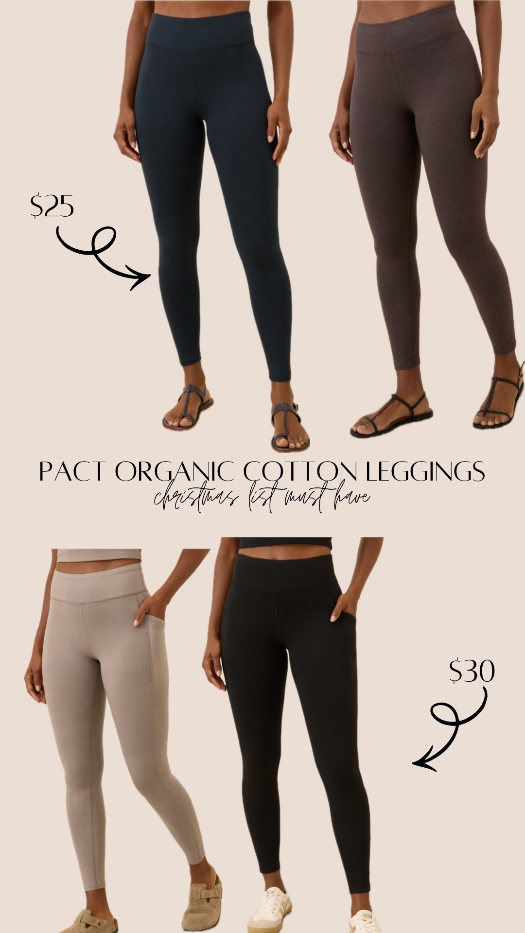 my favorite cotton leggings currently on sale! definitely a christmas list must have. perfect for lounging or working out

#LTKActive #LTKFindsUnder50
