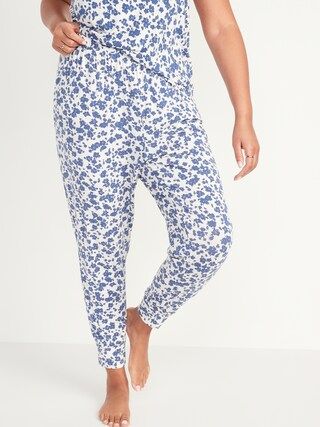 High-Waisted Sunday Sleep Ultra-Soft Jogger Pajama Pants for Women | Old Navy (US)