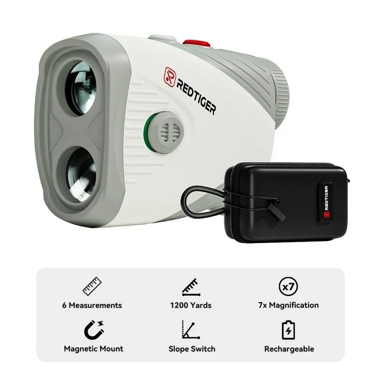 REDTIGER Laser Golf Range finder, 7X Magnification Clear View 1200 Yards Laser Hunting Rangefinde... | Walmart (US)