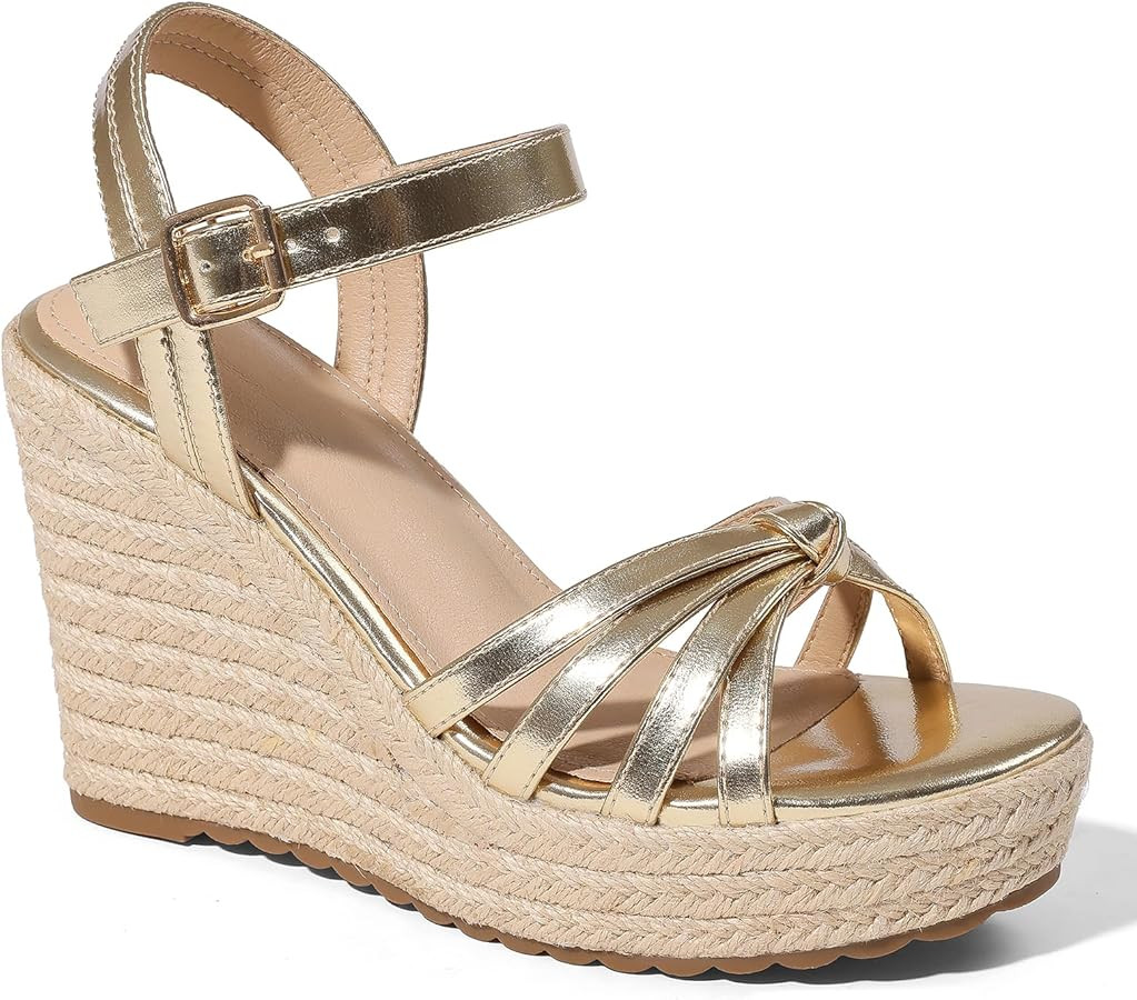 mikarka Sandals for Women 2026: Comfortable Wedge Platform Sandals Women - Braided Espadrilles fo... | Amazon (US)