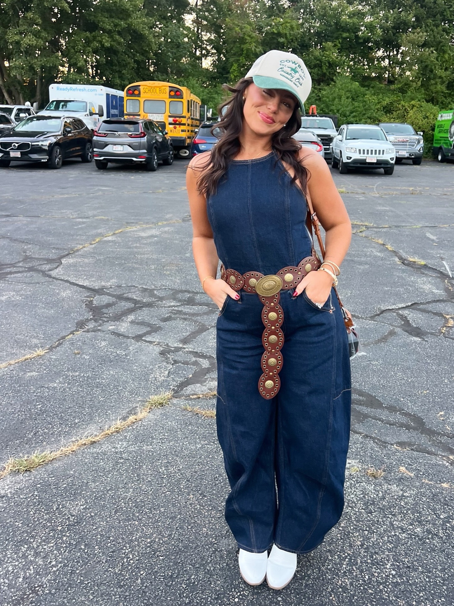 Wearing SMALL SHORT

#countryconcert #denim #jumpsuit  #abercrombie #petite #barrel #amazon #western #cowboy #concho

#LTKSaleAlert #LTKStyleTip #LTKPetite