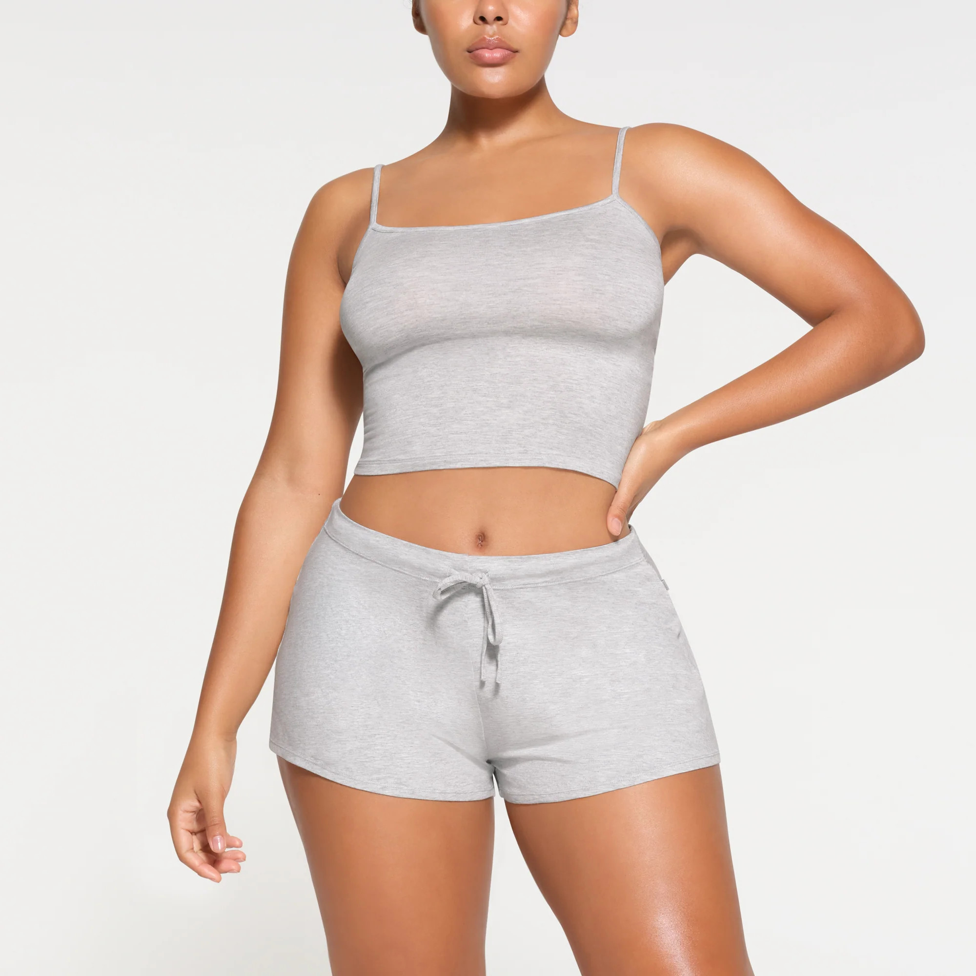 STRAIGHT NECK CROPPED CAMI | SKIMS (US)