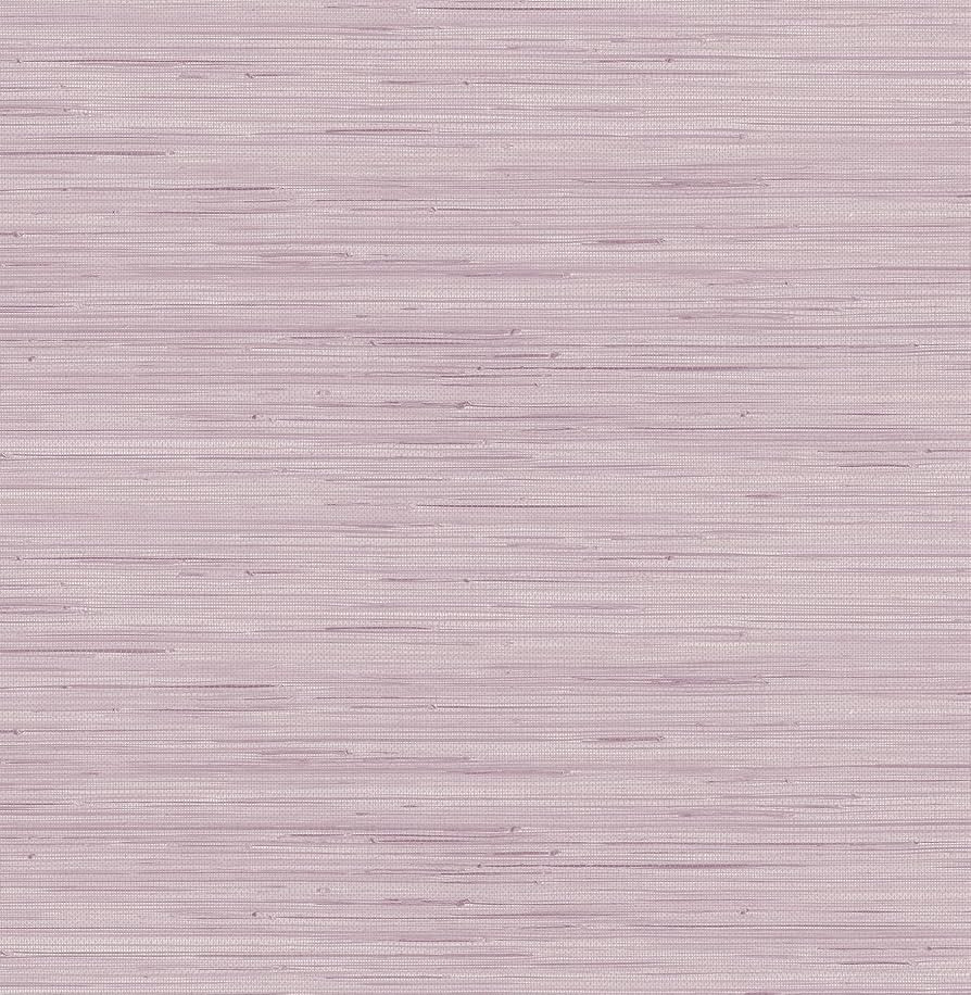 NuWallpaper x Socitey Social Classic Faux Grasscloth Peel and Stick Wallpaper, Lilac | Amazon (US)