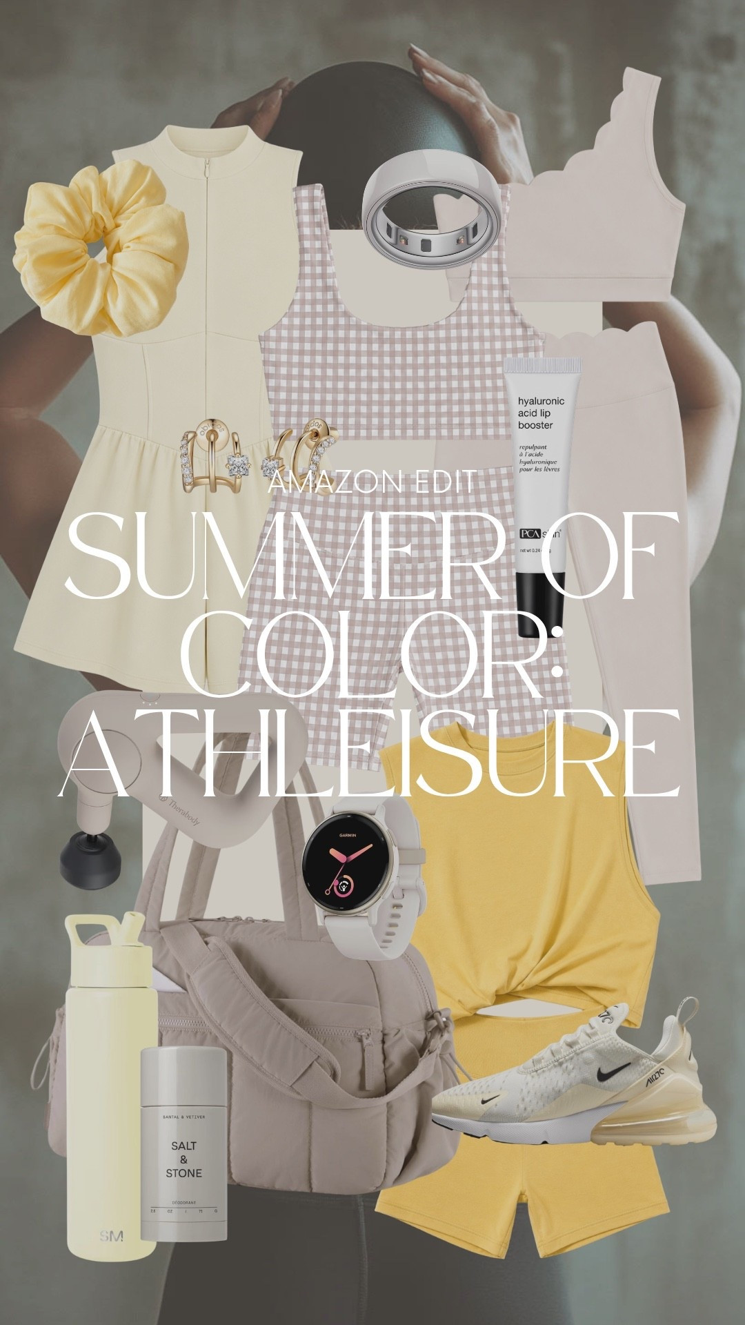 Yellows and neutrals summer of athleisure finds!

#LTKgrwm #LTKootd #LTKActive