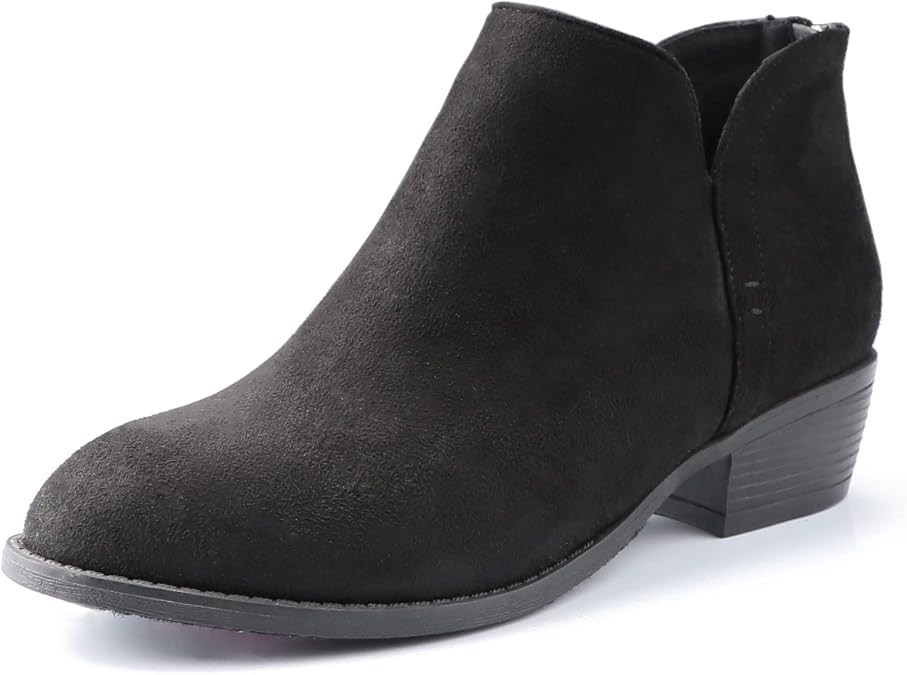 NinetinGel Ankle Boots for Women.Women's Low Heeled Booties.Fashion Thick Heel Design | Amazon (US)