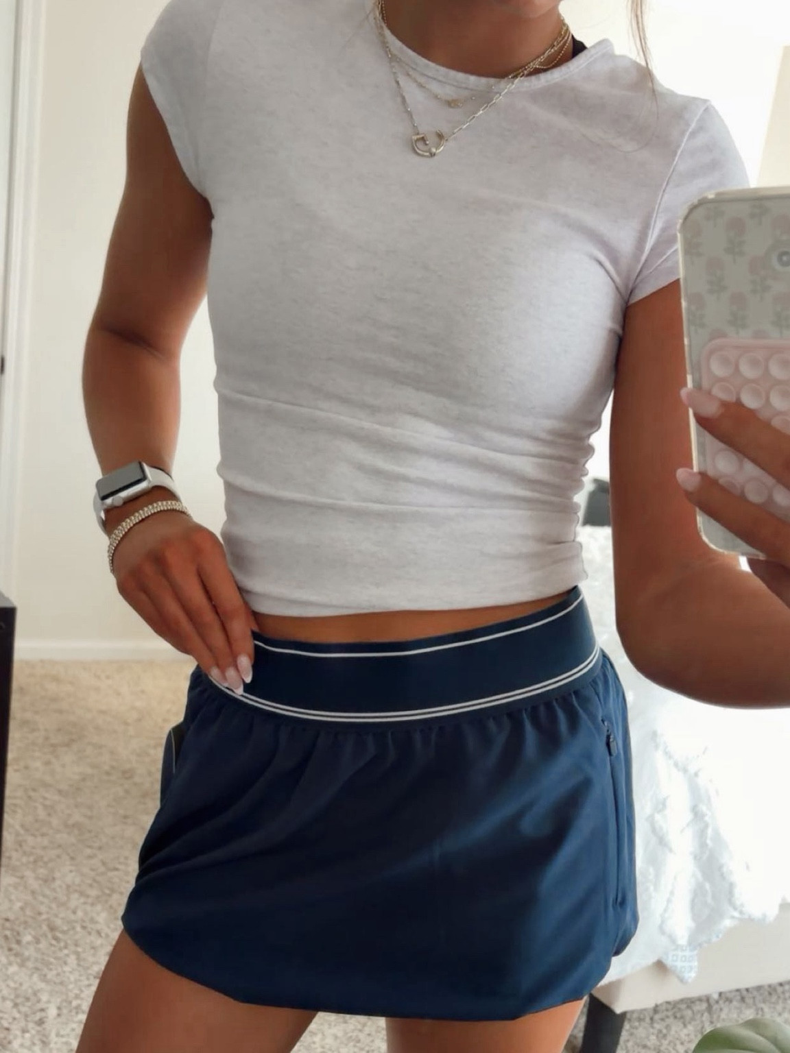 let’s circle back to this outfit!! so many questions about this viral walmart skirt (dupe for the alo version) which is wayyy more affordable & comes in a few other cute colors!! perfect to wear to school, if you have any errands to run, or any spring day occasion. i’m wearing an xs in the color navy, with my heather grey garage tshirt. throw on some tennis shoes & a pair of
sunglasses and head right out the door. the perfect spring into summer outfit!!

#ltkootd #walmartfinds #springoutfit #outfitinspo #activewear

#LTKActive #LTKootd #LTKfitnessgoals