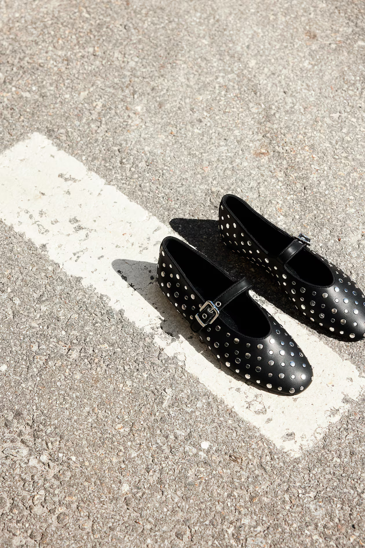 Studded Mary Jane Ballet Flats | H&M (US + CA)