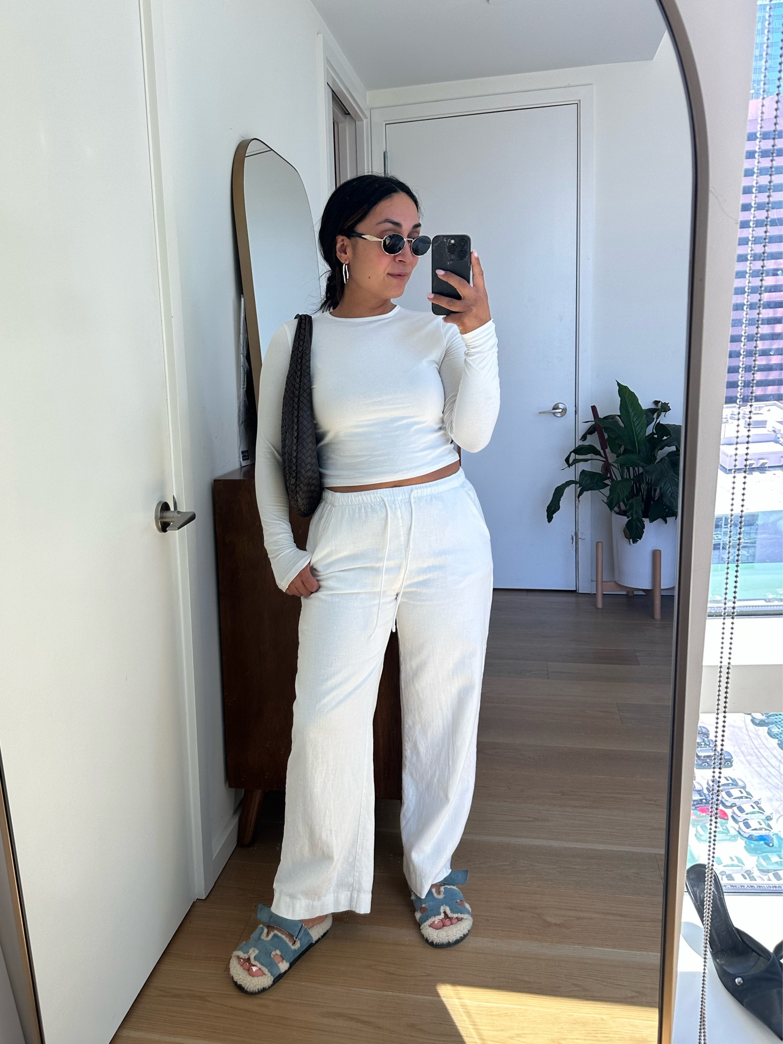 Fall Transitional Outfit: Long sleeve & linen pants 

#LTKstyletip