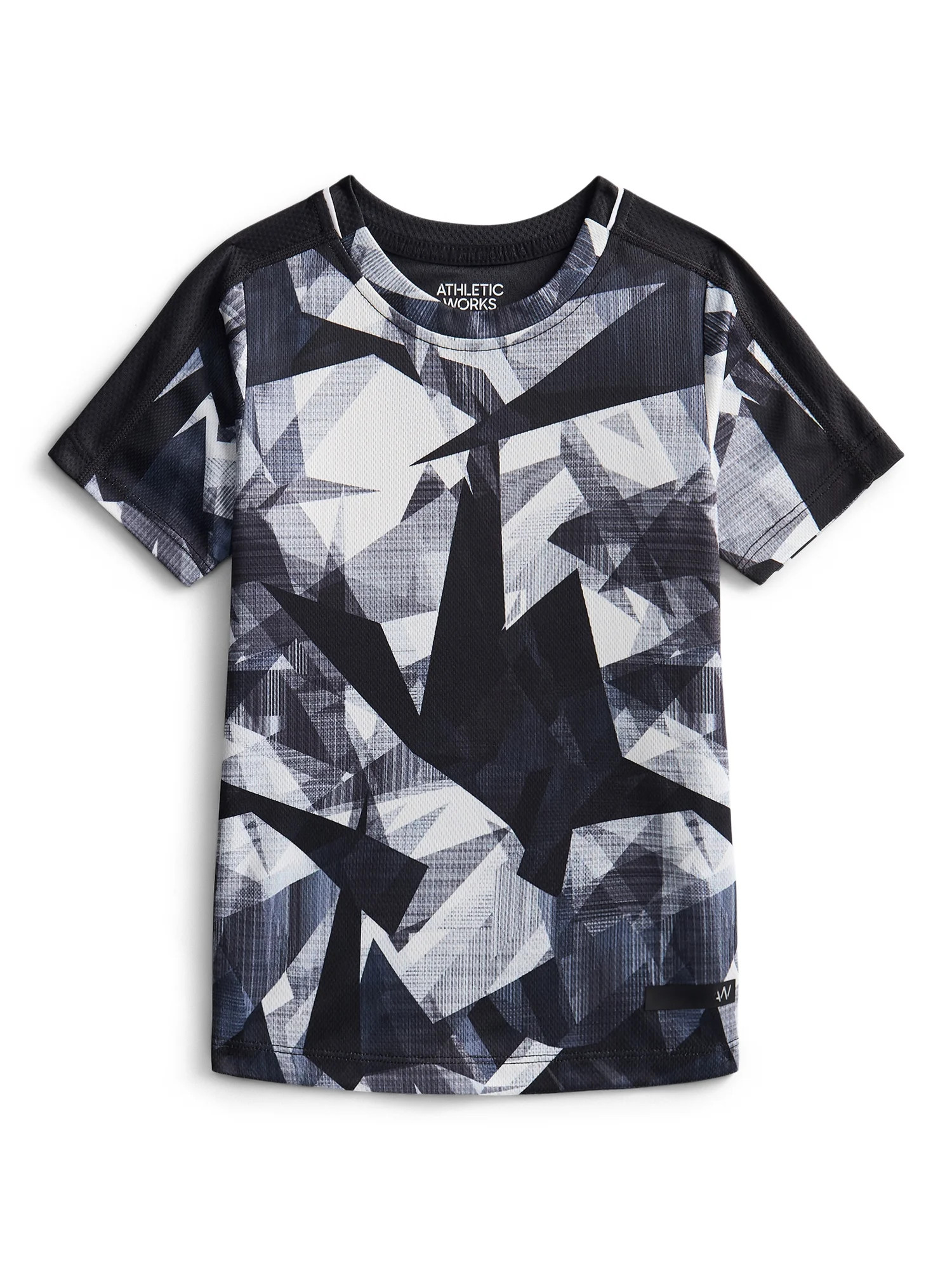 Athletic Works Boys' Print Performance Tee with Short Sleeves, Sizes 4-18 & Husky | Walmart (US)