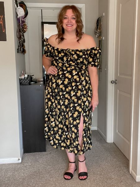 Obsessed with this plus size dress from Cider. The lemon pattern can definitely be girly or grunge.

#LTKcurves #LTKunder50 #LTKFind