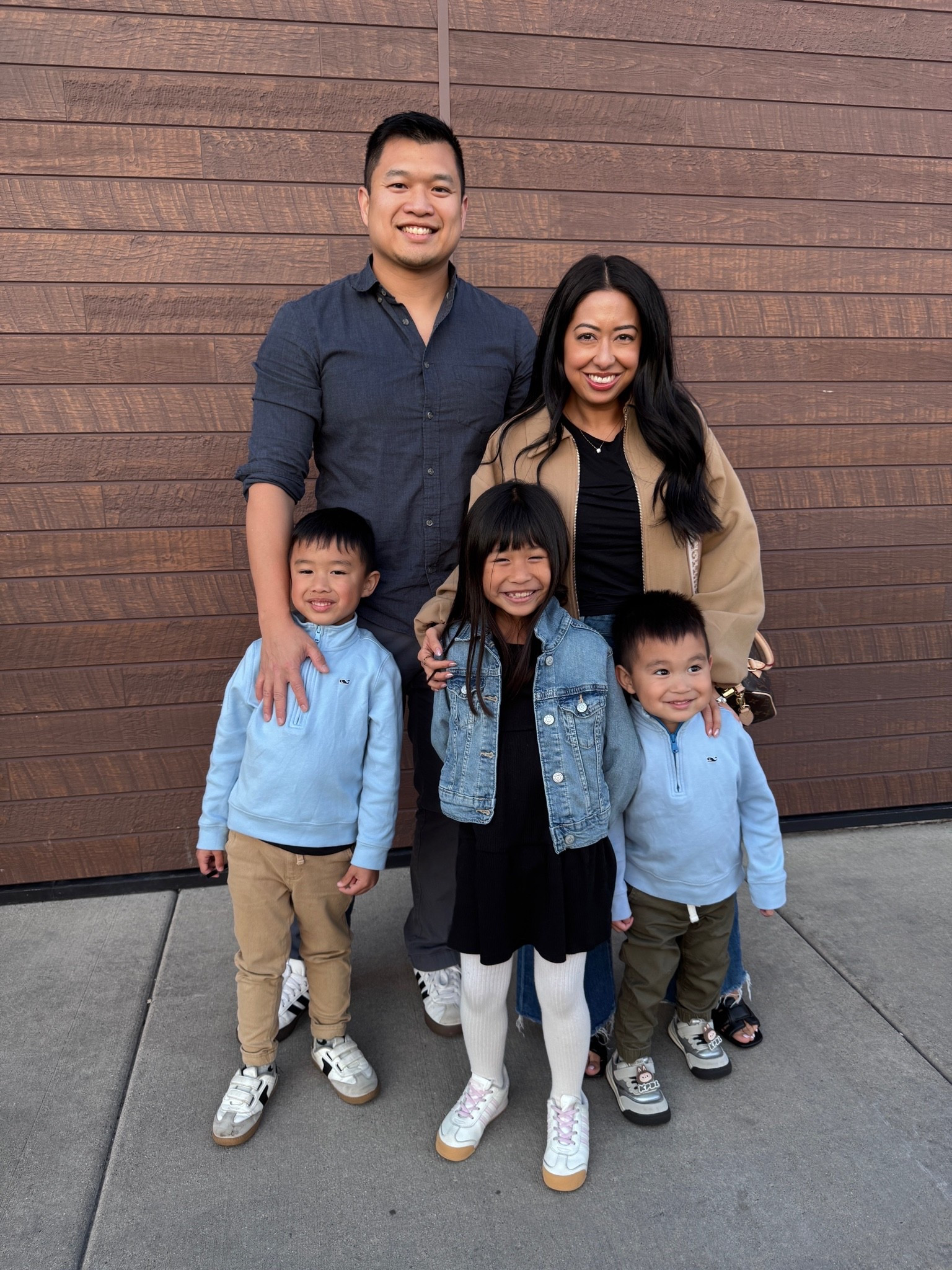 The reason I get to celebrate Mother’s Day 💐
Grateful for the women who raised us, and the little ones who made me a mom.

My go to easy outfit. 
Black short sleeve baby tee. Size medium (sizes up 1). 
My jacket is Zara but I linked an Amazon version that looks identical. 
Wearing Paige anessa high tide jeans in size 26 petite. 
Sandals are Bibi Lou holly flat sandals TTS (linked similar options from Amazon).

#LTKMothersDay #LTKmomlife #LTKPetite