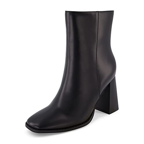 CUSHIONAIRE Women's Osborn dress heel boot +Memory Foam, Wide Widths Available, Black 8.5 W | Amazon (US)