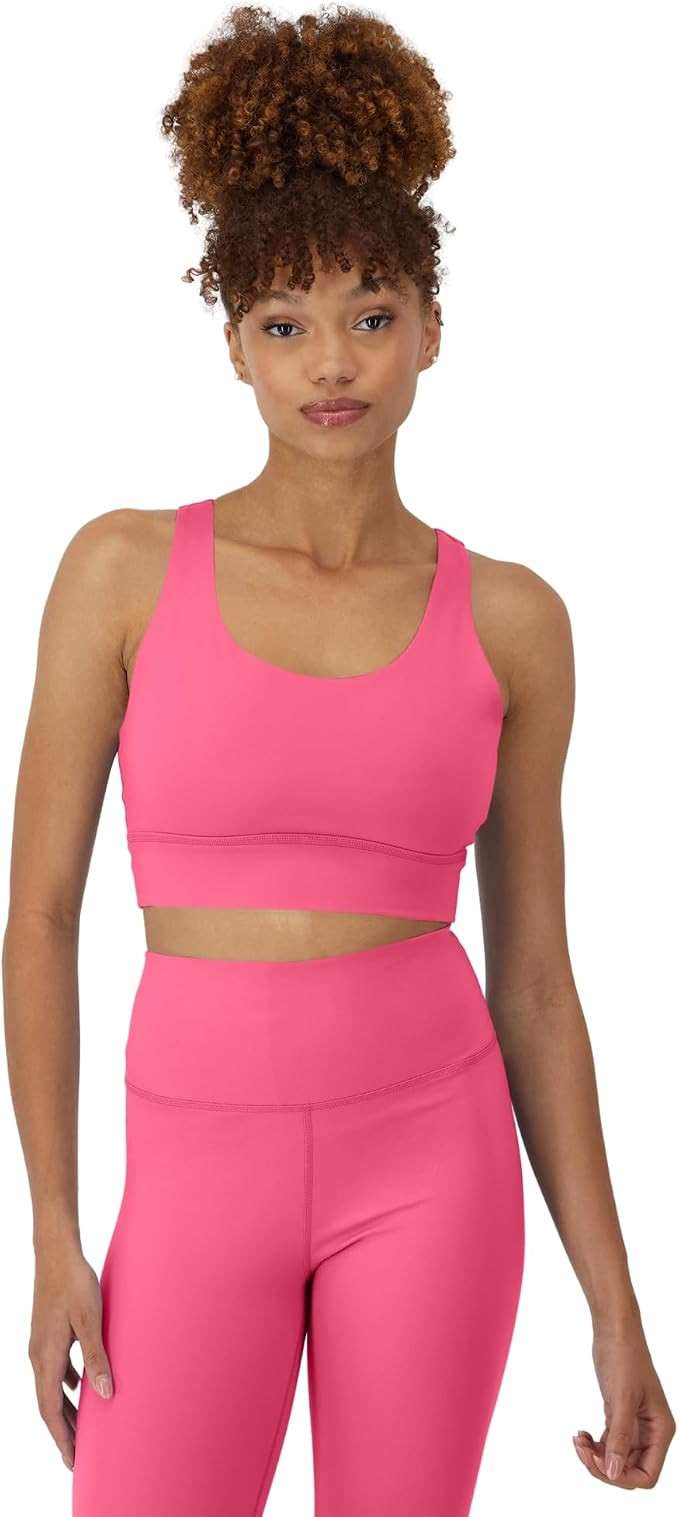 Hanes Women's Racerback Sports Bra, Moisture-Wicking Stretch Activewear | Amazon (US)
