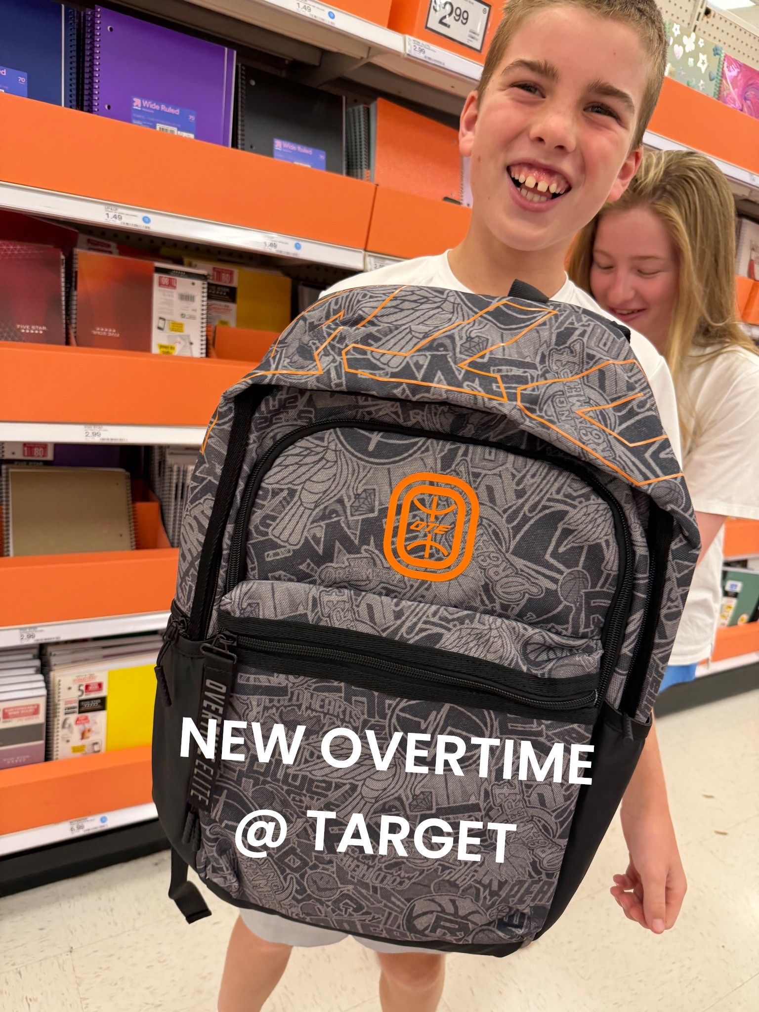 My son loves all of the OVERTIME finds at Target! So good for this fall / school!