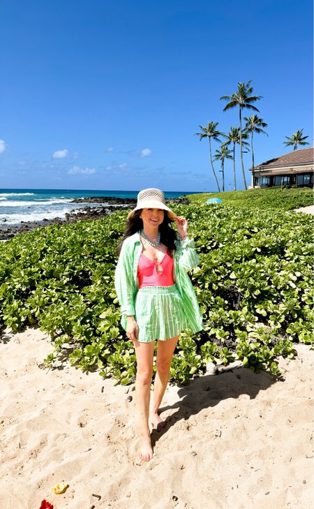 Petite Summer Beach Vacay Outfit!! Aerie must-haves - beach vacation look - summer vacation - summer beach look - petite fashion 

#LTKSeasonal