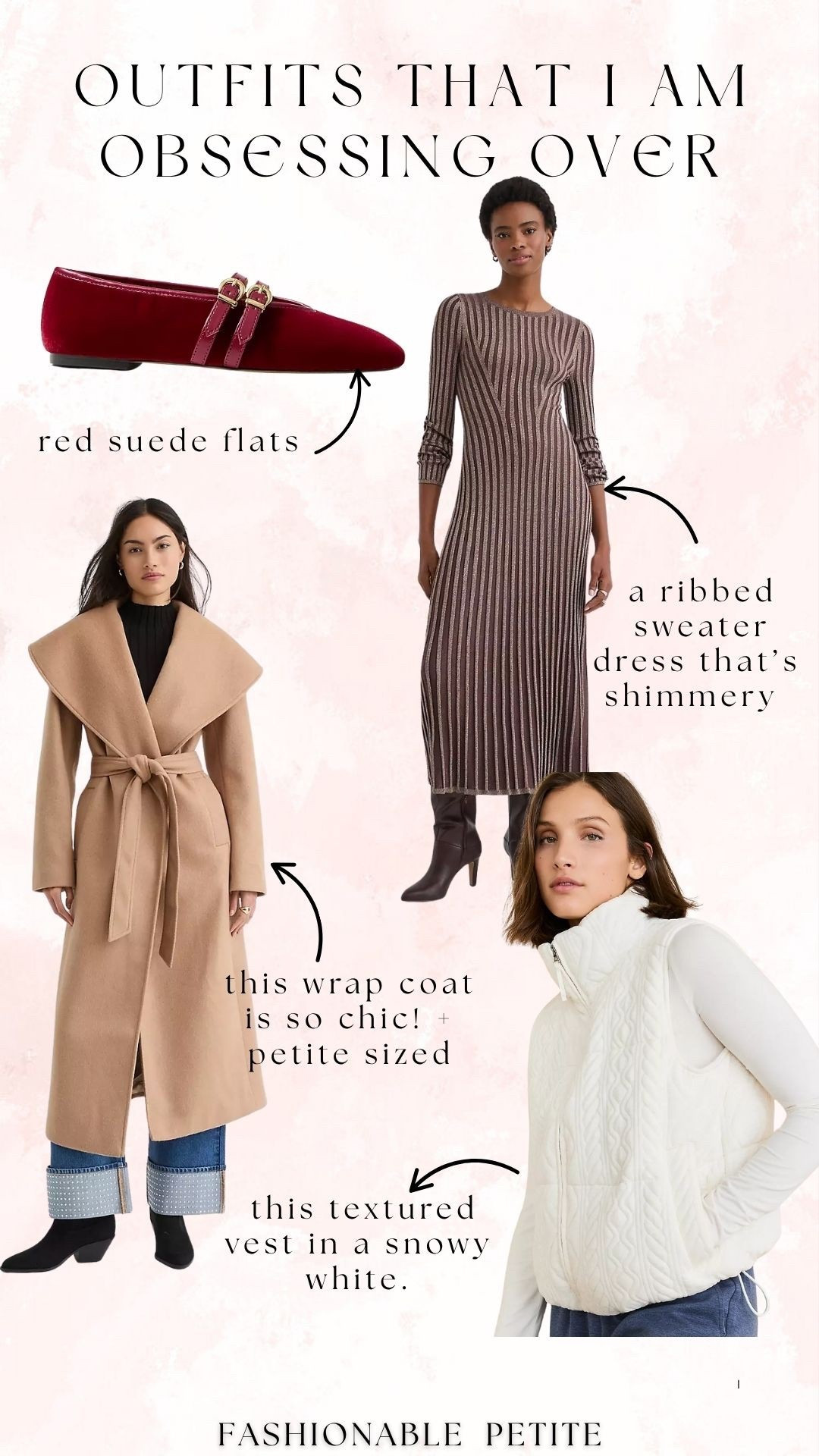 Outfits I am loving including velvet Mary Jane’s for the holidays and this gorgeous statement collared coat. 

Camel coat, wrap coat, winter outfit, holiday outfit 

#LTKFindsUnder100 #LTKSaleAlert #LTKPetite