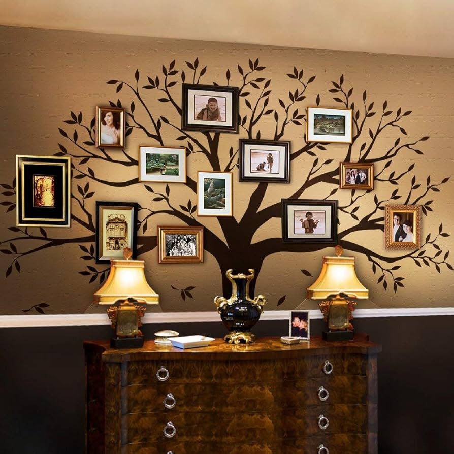 Simple Shapes Family Tree Wall Decal by Simple Shapes (Chestnut Brown, Standard Size: 107" w x 90... | Amazon (US)