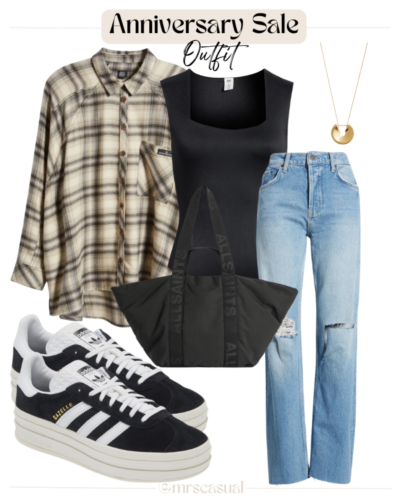 Softest plaid for Fall. My favorite bodysuits and platform adidas gazelle 

#LTKFindsUnder100 #LTKxNSale #LTKSaleAlert