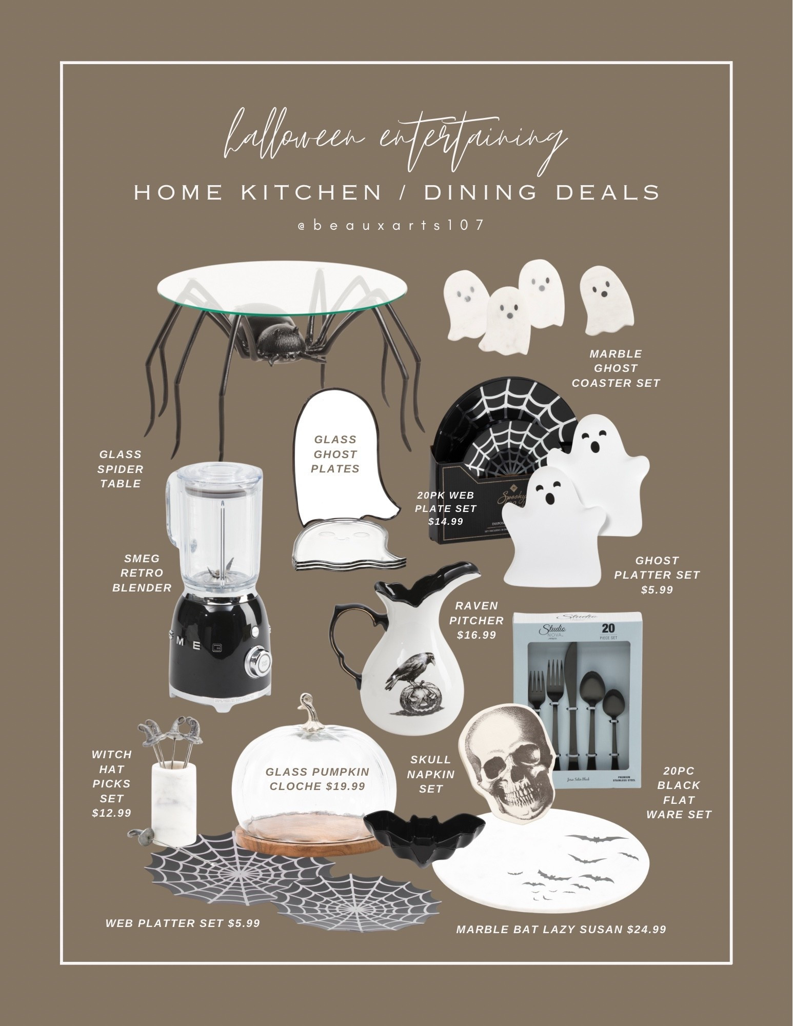 Save on these kitchen deals and Halloween deals for entertaining guests!