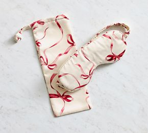 Monique Lhuillier Aubree Bow Eye Mask | Pottery Barn CA