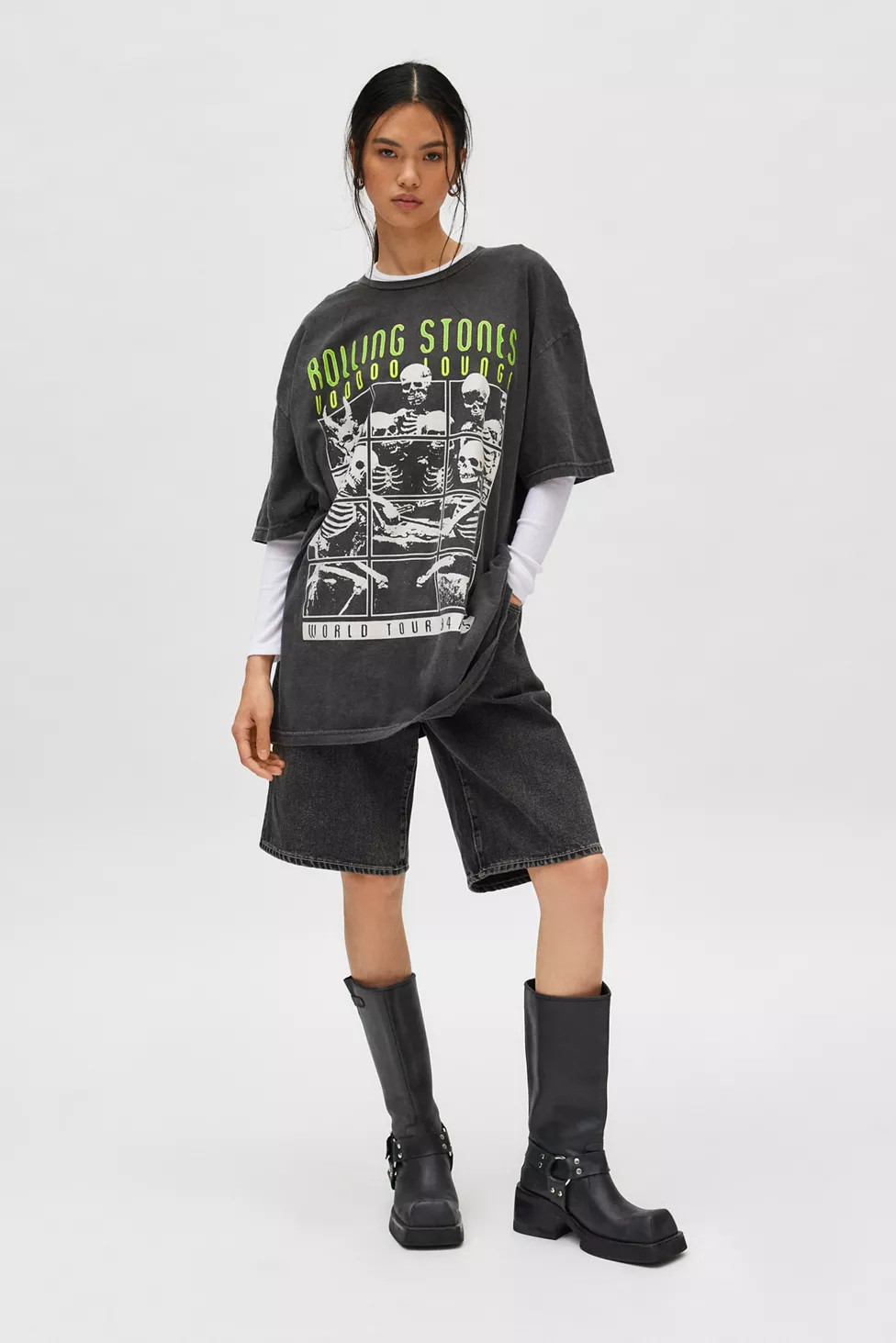 Rolling Stones Skeleton Graphic T-Shirt Dress | Urban Outfitters (US and RoW)