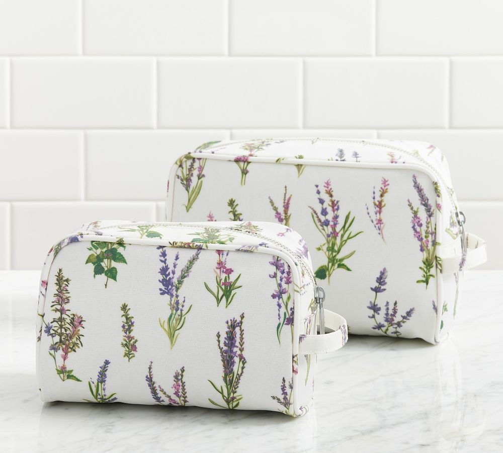 Monique Lhuillier Provence Cosmetic Bag - Set of 2 | Pottery Barn (US)
