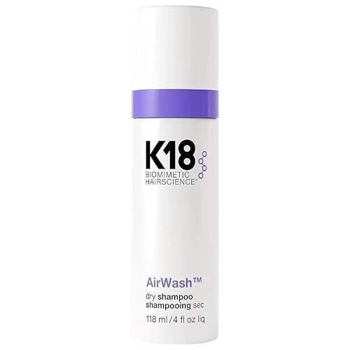 K18 AirWash™ Dry Shampoo, Non-Aerosol, Balances Scalp & Controls Excess Oil Production, 4 Fl Oz | Amazon (US)