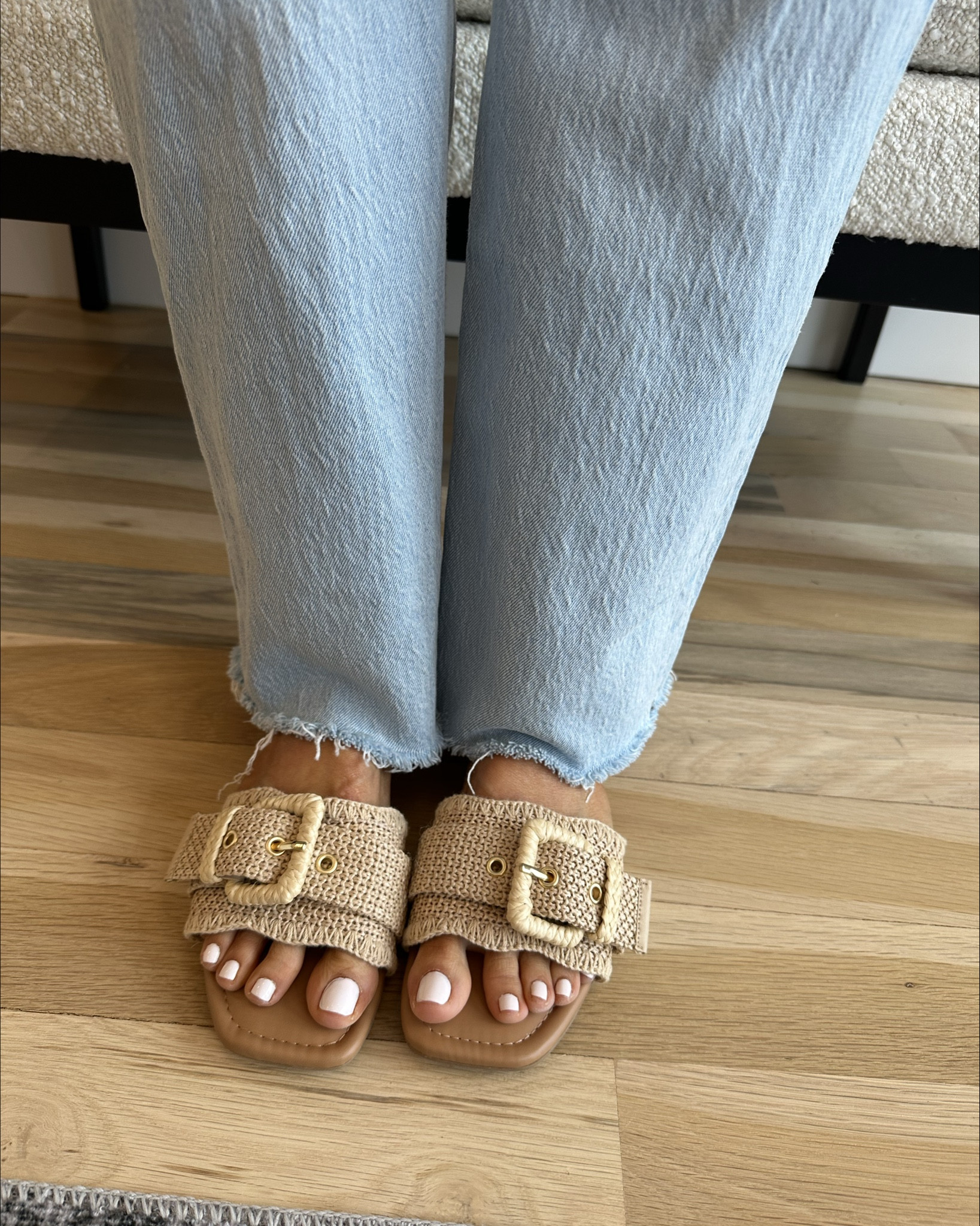 Spring buckle flat sandals 

#LTKSeasonal