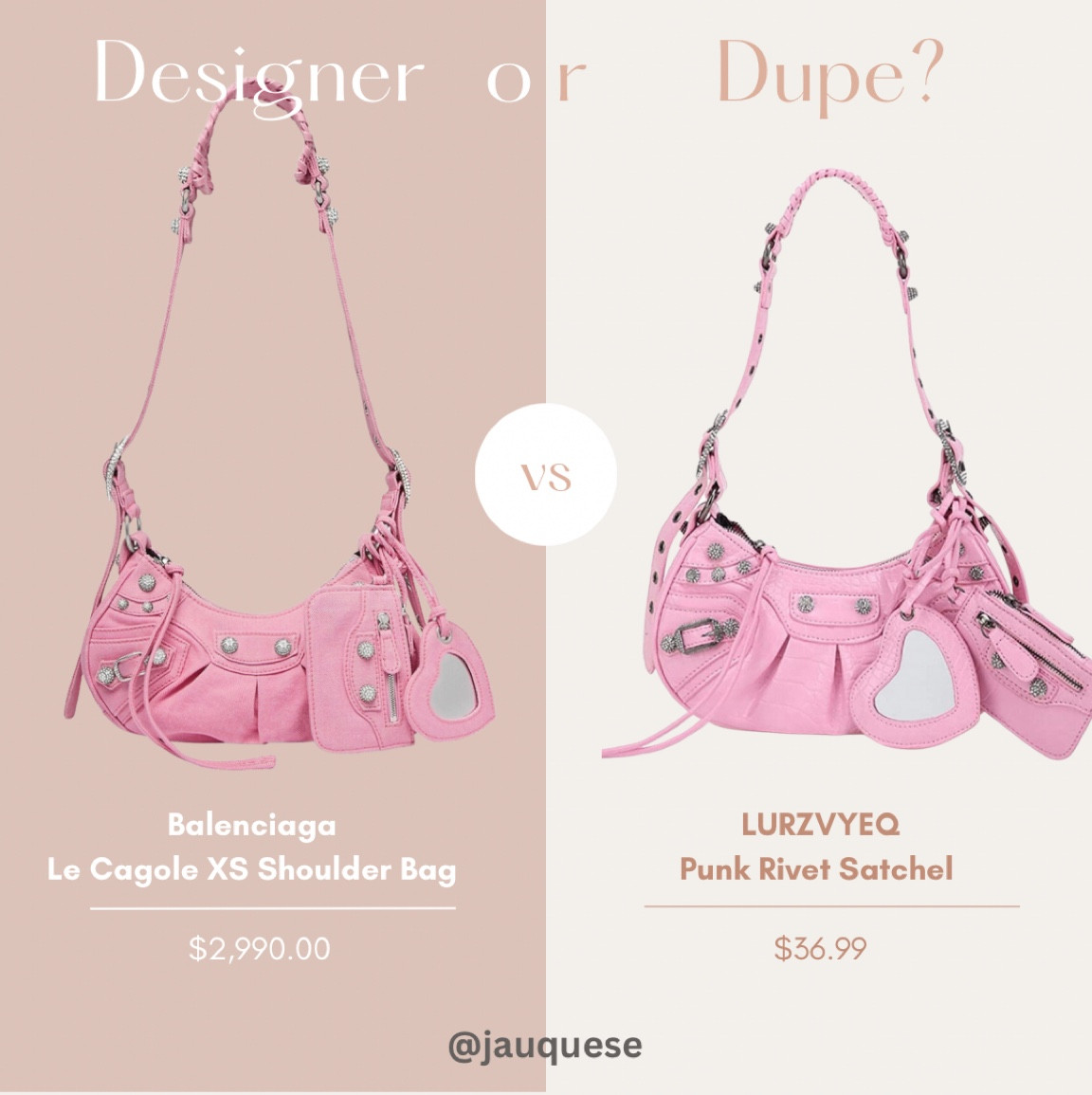 How crazy is this?! They’re identical 😯 The blue skirt link is the dupe - idk why Amazon is showing that picture instead of the bag 🤦🏽‍♀️

#dupes #balenciagadupes #balenciaga #amazon

#LTKitbag #LTKstyletip #LTKunder50