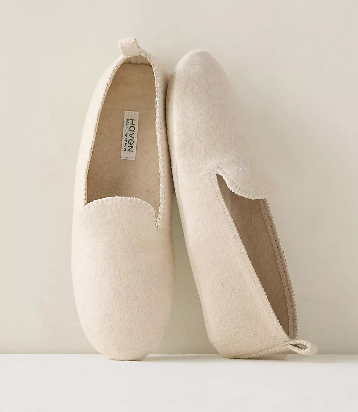 Haven Well Within Felted Wool Blend Loafer Slippers | LOFT