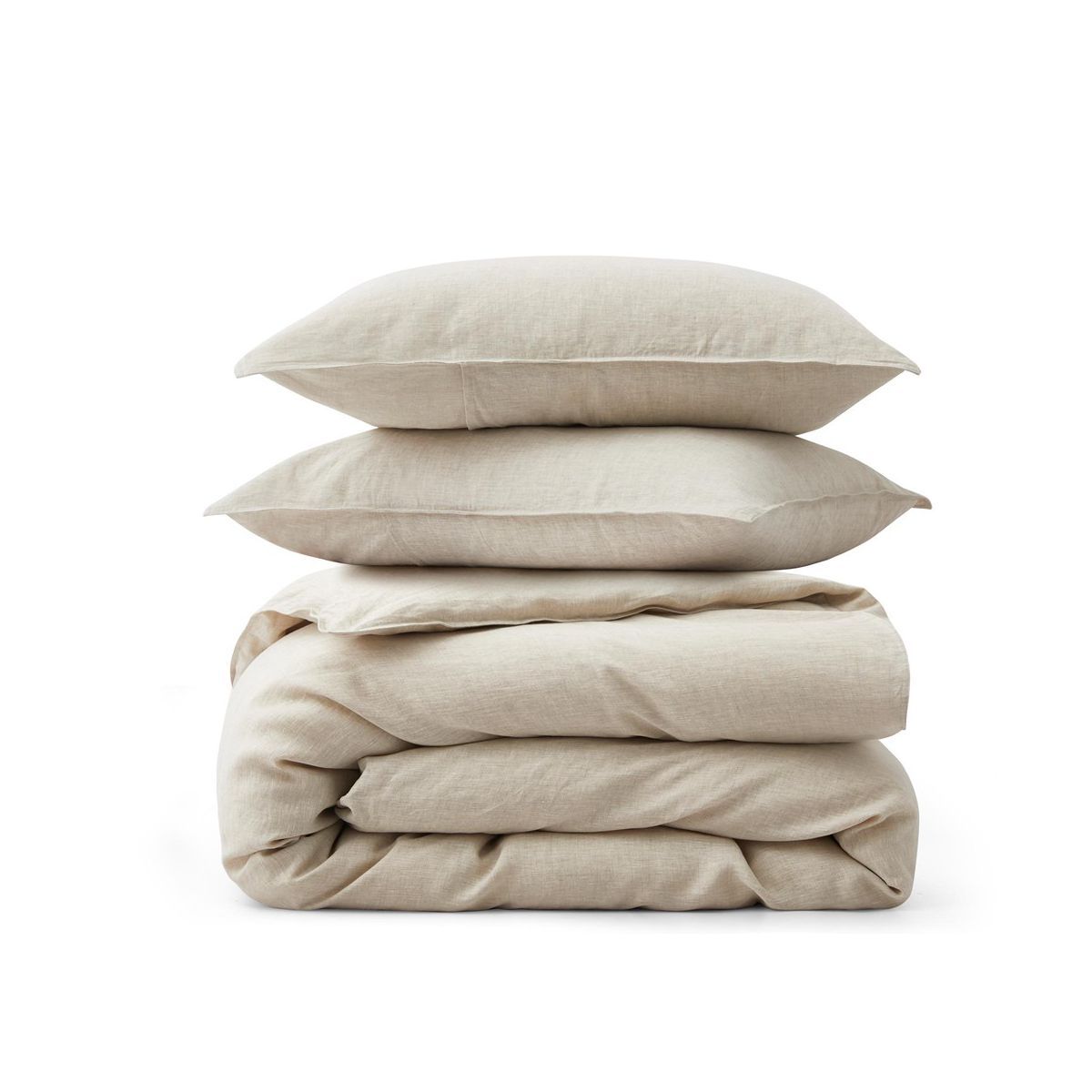 Peace Nest Classic 100% Linen Duvet Cover and Pillow Sham Set | Target