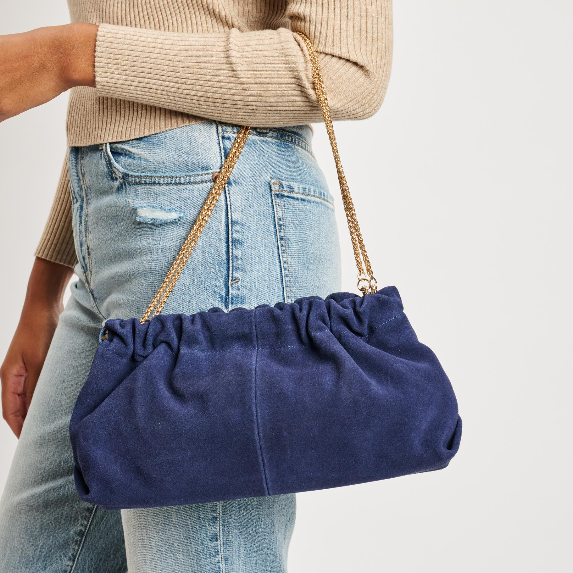 Penelope Shoulder Bag Navy | Moda Luxe