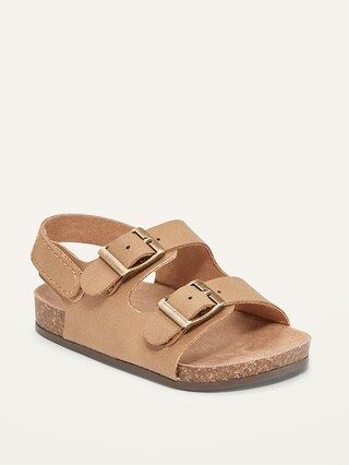 Faux-Suede Double-Buckle Sandals for Baby | Old Navy (CA)