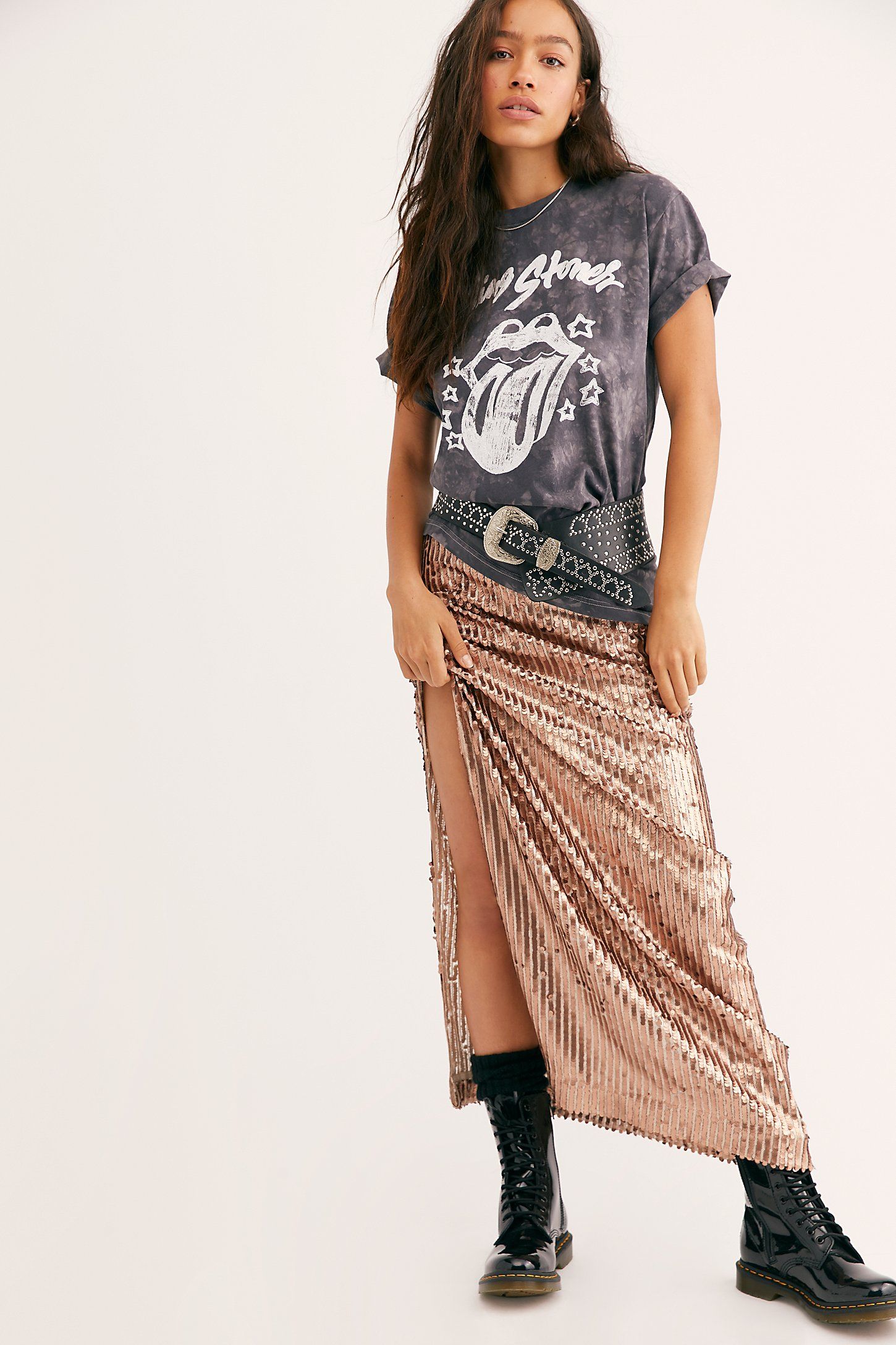 Sea Shell Sequin Maxi Skirt | Free People (Global - UK&FR Excluded)