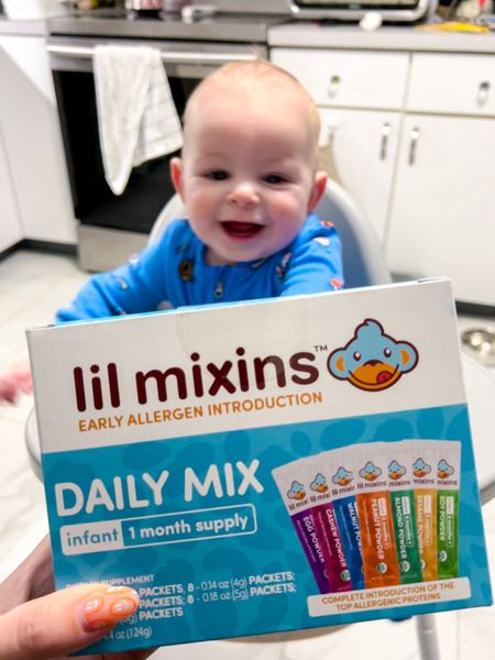 Started using this allergen introduction kit from Lil Mixins with Rocco’s food! It’s made to introduce your baby to common allergens in small doses in hopes they won’t be allergic to them in the future!

#LTKunder50 #LTKkids #LTKbaby