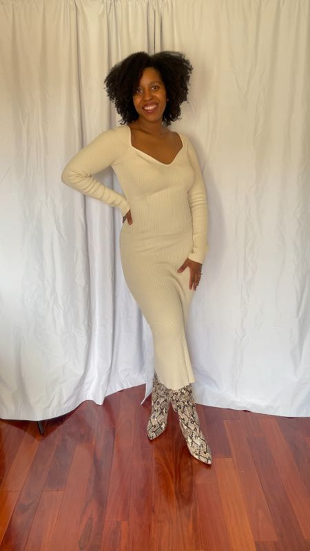 H&M rib-knit dress comes in 3 colors and is so easy to style. I’m wearing beige

#LTKfindsunder50 #LTKmidsize #LTKstyletip
