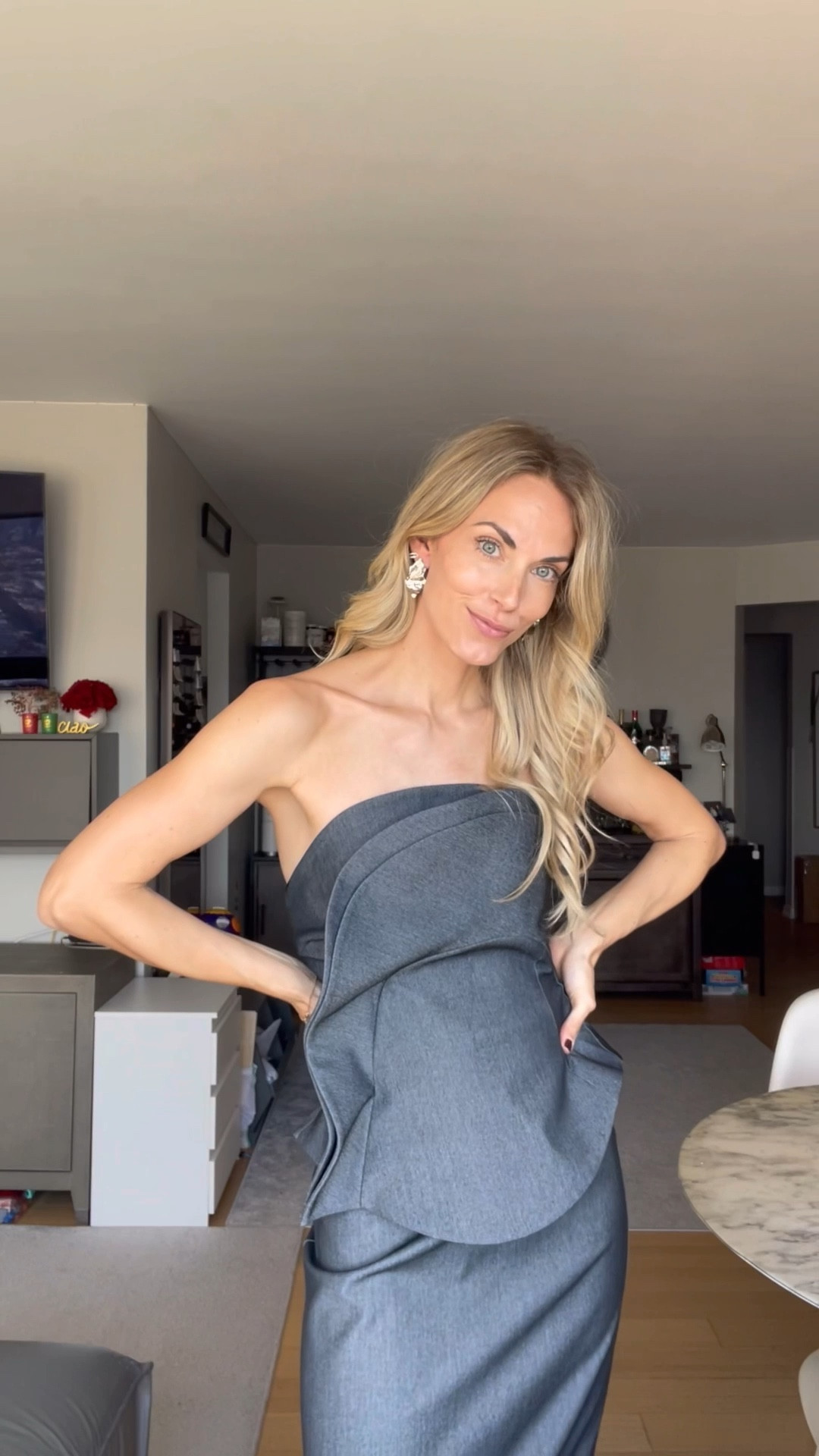 A matching set to elevate your next work event or holiday party! 

I recommend sizing down one size, especially if you are smaller chested and want the skirt to sit high waisted. I am wearing an xs top and bottom. 

You can also pair the top with jeans for a great date night look, or the skirt with a sweater. 

#LTKSeasonal #LTKWorkwear #LTKHoliday