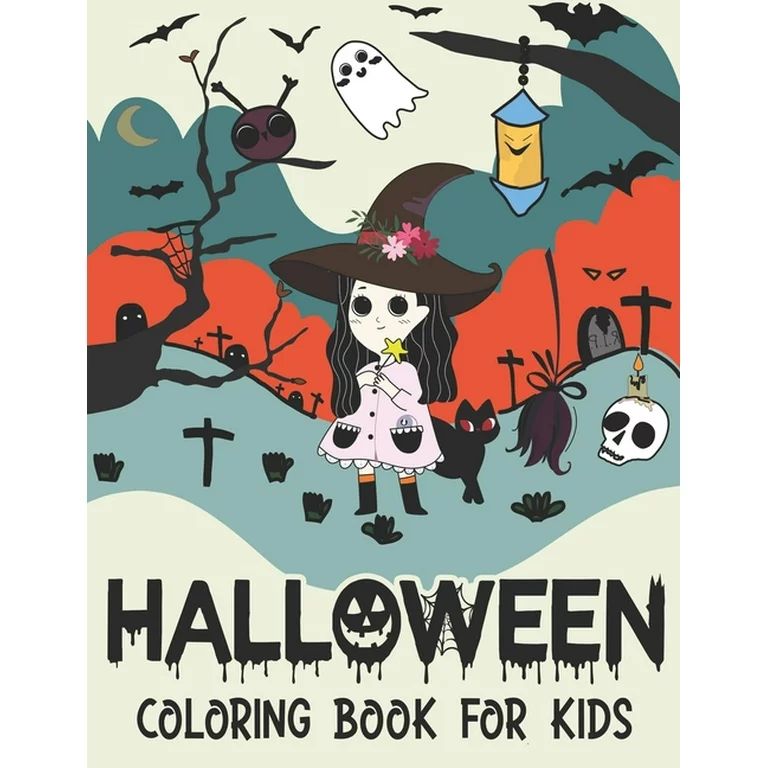 Halloween Coloring Book For Kids: Fun and Cute Spooky Scary Things Coloring Pages for Kids, Toddl... | Walmart (US)
