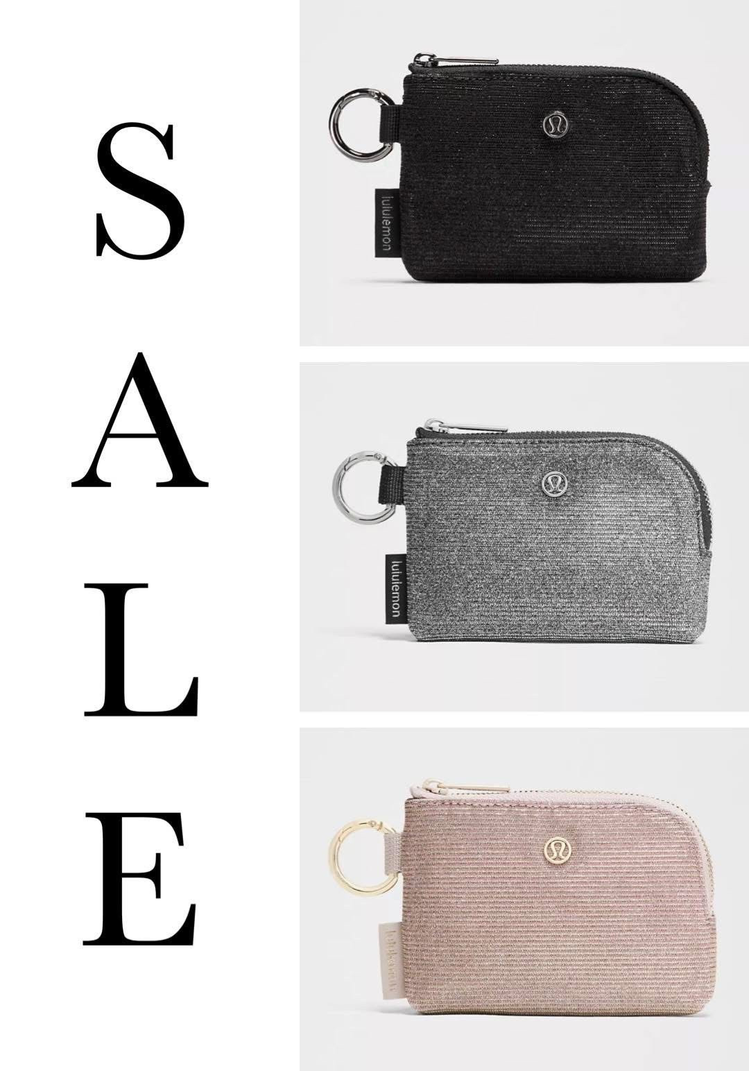 Lululemon offers excellent Clippable Card Pouches that are so handy for on the go, and these beautiful limited edition shimmer options are only $14-$19 today, with Free Shipping! Love the pretty detailing and shimmer effect of these - available in black, silver or gold, and will be sold out quickly! 

#LTKKids #LTKSaleAlert #LTKHome