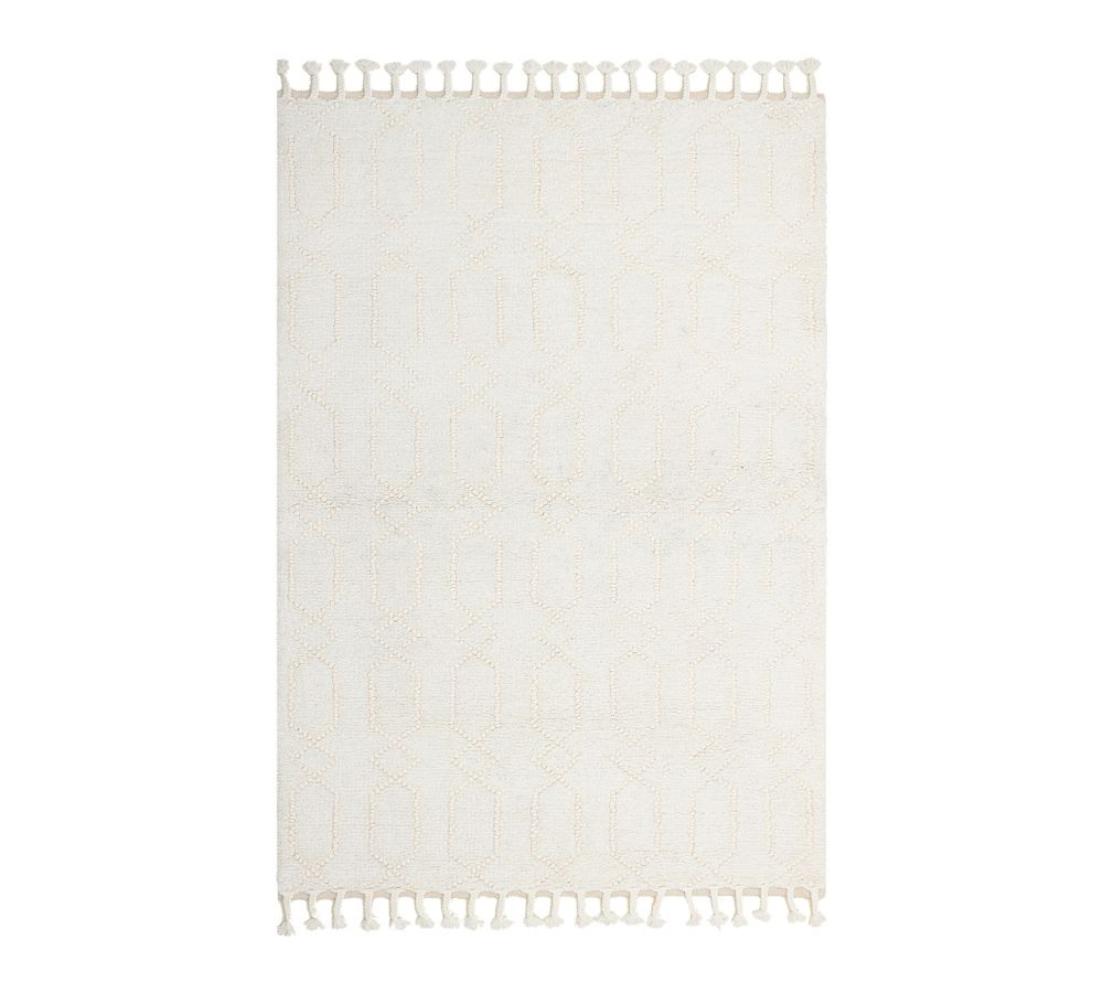 Kaia Handwoven Wool Shag Rug | Pottery Barn (US)